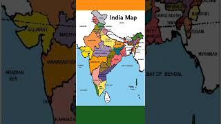map of india states #shorts