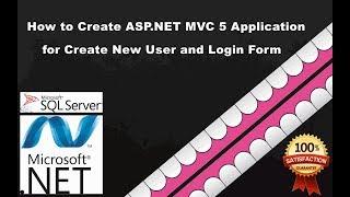 MVC Login and Create New User | How to create Login and New user registration in mvc