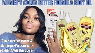 Palmers Cocoa Butter Formula Skin Therapy Oil Vs Palmers Cocoa Butter  Moisturizes Body Oil #review