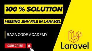 Generating  env File in Laravel  A Quick Setup Guide