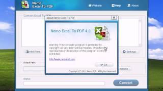 How to convert excel to pdf?