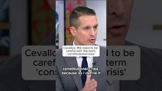 Cevallos: We need to be careful with the term 'constitutional crisis'