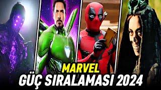 MARVEL SİNEMATİK EVRENİ GÜÇ SIRALAMASI 2024 | En Güçlü 20 Karakter!