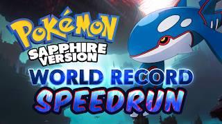 WORLD RECORD! POKEMON SAPPHIRE SPEEDRUN IN 1:56:47!