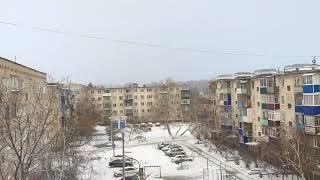 Февральский буран, Кувандык 06.02.2021, таймлапс