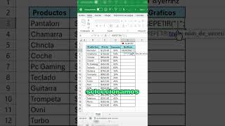 Como usar la función repetir en Excel #Excel #office #tutorial