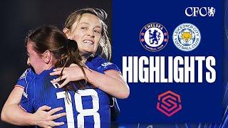 Chelsea Women 3-1 Leicester City Women | HIGHLIGHTS & MATCH REACTION | WSL 24/25