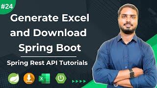 Generate Excel and Download Using Spring Boot | Spring Boot Rest API Tutorials