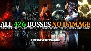 All 426 Boss Fights (No Damage) - Demon's Souls, Dark Souls 1, 2, 3, Bloodborne, Sekiro & Elden Ring