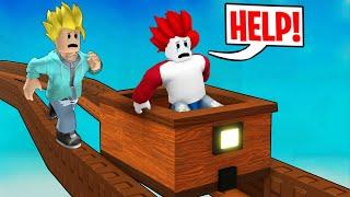 PULL A FRIEND Challenge In Roblox  2 PLAYERS OBBY | Motu Aur Khaleel Gameplay