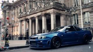 Стритрейсеры Винил на NISSAN SKYLINE R34 часть 1