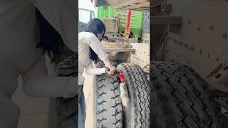 Remove Stones Stuck In Truck Tire!