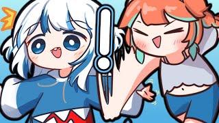 Kiara Hugs Gura's Arm A Lot In Japan | Hololive EN