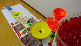 Marble Run Race  HABA & Tunnel Course [ASMR]