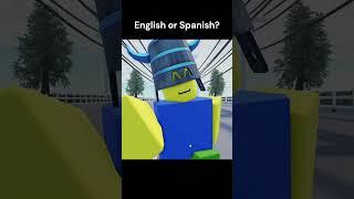 English or Spanish? #roblox #english #spanish