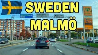 Sweden  Malmö - Emporia shopping mall || 2022 - Driving In Sweden || 4k UHD 60fps