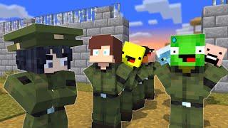 MAIZEN: JJ & Mikey Went to ARMY CAMP?! - Minecraft Animation JJ & Mikey