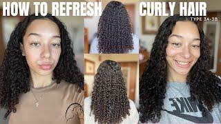 Quick & Easy Curly Hair Refresh! Revive Your 3A-3B Curls in Just 10 Minutes!