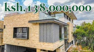 We Toured an Enormous  Kshs 138,000,000 5-Bedroom Mega Villa In KYUNA | Nairobi #property #luxury