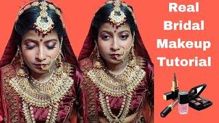 Real Dulhan makeup tutorial ! maine kiya apni bestfriend ka makeup  !