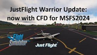 Updated: Piper Warrior with CFD for MSFS 20204 | IslandSimPilot's Island Hopping | MSFS 2020