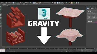 3ds Max - cloth and gravity simulations (easy method) (Mass FX)