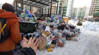 Как я зарабатываю лазая по мусоркам Питера ? Dumpster Diving RUSSIA #21