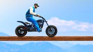 GTA 5 Funny Moments - IMPOSSIBLE BIKE CHALLENGE!! (GTA 5 FUNNY MOMENTS)