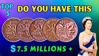 Rare Canadian Coins Worth Thousands - You Could Be A Millionaire! Nickels Worth Money