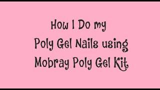 How I Do my own Nails with Mobray Gel Kit  #tutorials #DIY #nailtutorial #polygel