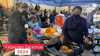 SI HAY ENCHILADAS Y TACOS DORADOS | Jardin de Valparaíso Zacatecas 2024 | Domingo 10 de Noviembre