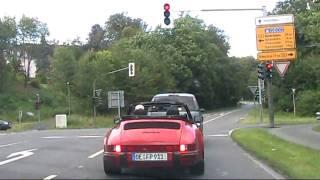 Driving in Olpe, Germany - the surrounding landscape (HD)