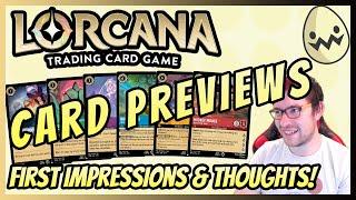 Disney's Lorcana: Card Reveals! First Impressions! D23 Expo Announcement!
