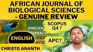 Christo Ananth - African Journal of Biological Sciences - AFJBS - Scopus - Genuine Review - English