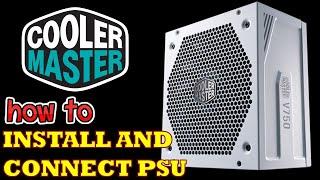 HOW TO Install and connect a POWER SUPPLY to your PC | Cooler Master v750 GOLD v2