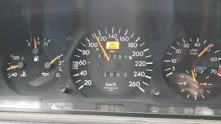 Mercedes-Benz W124 E320 1994 acceleration 0-180 M104 engine great sound