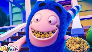 Popcorn Movie Night Madness | Oddbods - Food Adventures | Cartoons for Kids