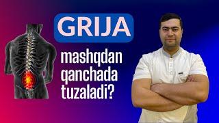 Bel grijasi qancha vaqtda tuzaladi?