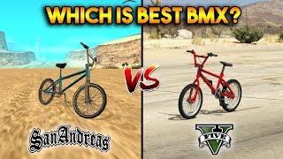 ГТА 5 BMX VS ГТА Сан Андеас BMX: Где лучше ?