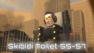 Skibidi Toilet all series 55-57 | скибиди туалет все серии 55-57