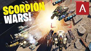 War Robots Remastered - Scorpion Wars In HD Graphics WR Test Server Gameplay