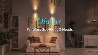 Indoor decor | Olafus Wireless Spotlight (two heads)