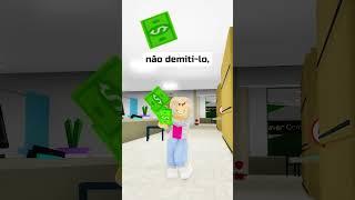 ELE PREFERIU SOCORRER O GAROTO POBRE NO ROBLOX E FOI DEMITIDO POR ISSO #shorts