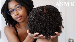 ASMR | Crunchy Curls Sounds & Baby Hair Styling