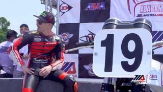 Nicky Hayden Rides Classic Hondas at Barber Motorsports Park
