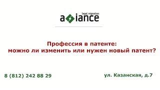 Профессия в патенте: можно ли изменить или нужен новый патент?