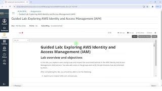 Guided Lab Exploring AWS Identity and Access Management | Module 3 Securing Access | Cloud Architect