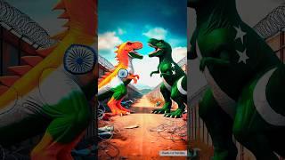 who will Win this Match Indian dinosaur or pakistani dinosaur #dinosaur #indiavspakistan #ai