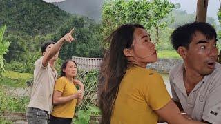 Tam and Vien are worried when a gust of wind comes. Build and take care of family together