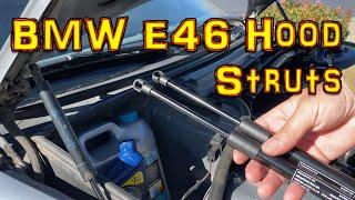BMW E46 hood support strut lifts. 325ci 330ci 330i